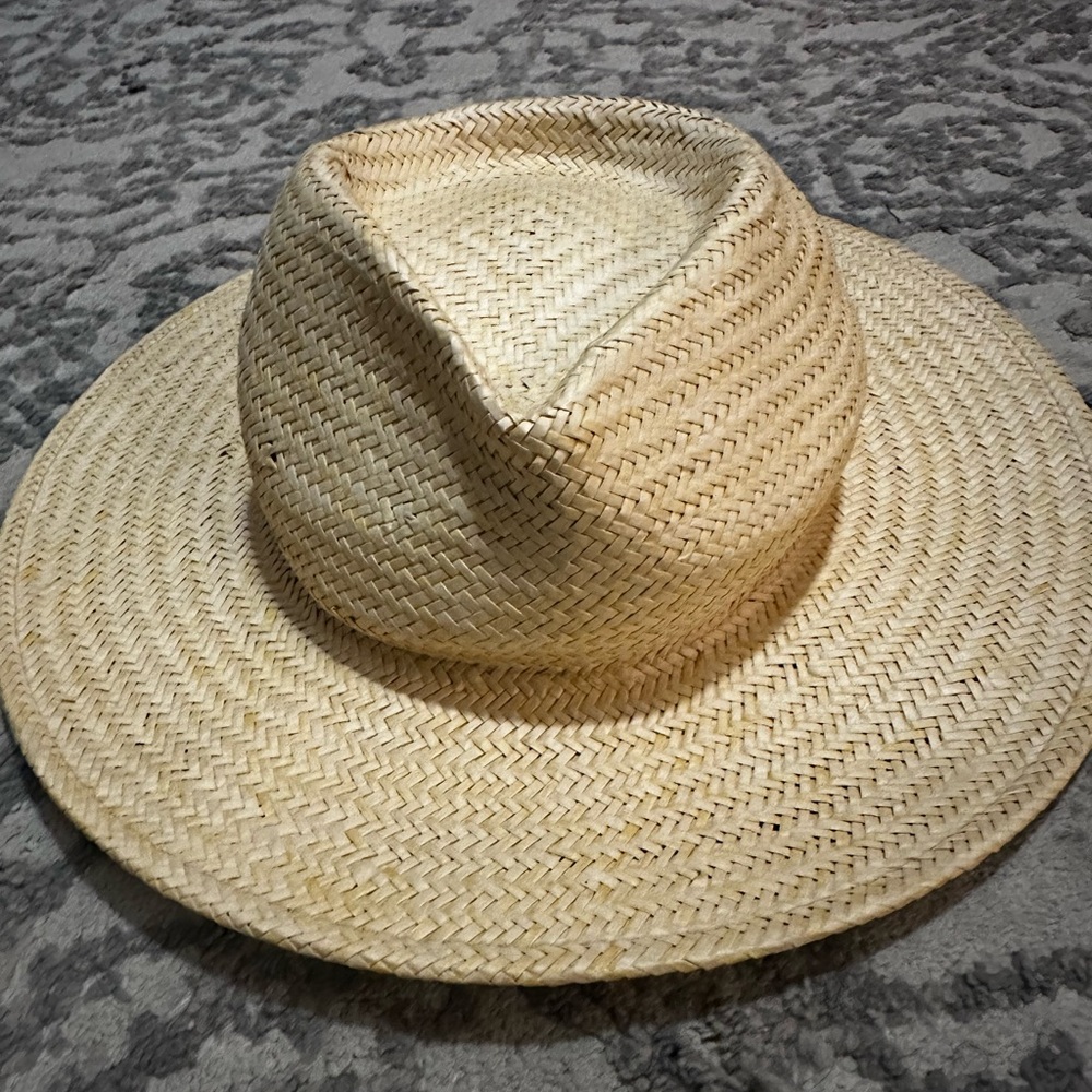 Billabong Natural Straw Fedora Hat